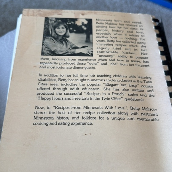 Recipes from Minnesota: with love Vintage 1981 Cookbook Kitchen GUC - Picture 6 of 6